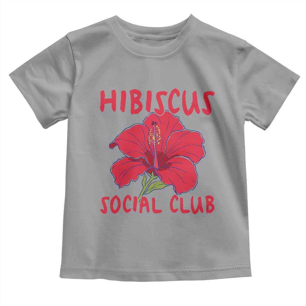 Hibiscus Flower Toddler T Shirt Aloha Hawaii Tropical Beach Vacation