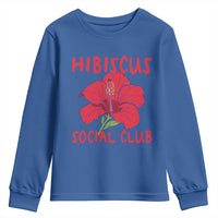 Hibiscus Flower Youth Sweatshirt Aloha Hawaii Tropical Beach Vacation