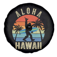 Funny Bigfoot Aloha Hawaiian Surfing Spare Tire Cover Tropical Beach Surfer Gift
