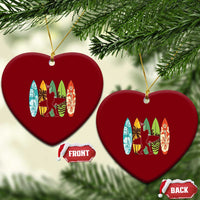 Funny Bigfoot Aloha Hawaiian Surfing Tropical Beach Surfer Ceramic Ornament