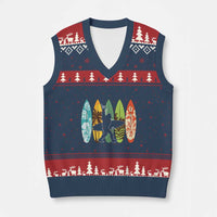 Funny Bigfoot Aloha Hawaiian Surfing Tropical Beach Surfer V-Neck Knit Sweater Vest