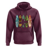 Funny Bigfoot Aloha Hawaiian Surfing Tropical Beach Surfer Hoodie
