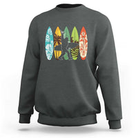 Funny Bigfoot Aloha Hawaiian Surfing Tropical Beach Surfer Sweatshirt