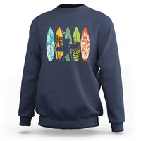 Funny Bigfoot Aloha Hawaiian Surfing Tropical Beach Surfer Sweatshirt