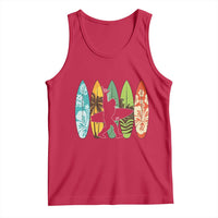 Funny Bigfoot Aloha Hawaiian Surfing Tropical Beach Surfer Tank Top