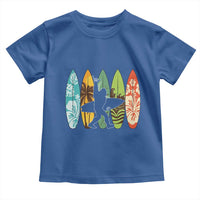 Funny Bigfoot Aloha Hawaiian Surfing Tropical Beach Surfer Toddler T Shirt