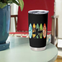 Funny Bigfoot Aloha Hawaiian Surfing Tropical Beach Surfer Tumbler Cup