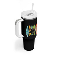 Funny Bigfoot Aloha Hawaiian Surfing Tropical Beach Surfer Tumbler With Handle