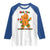 Not The Gumdrop Buttows Raglan Shirt Funny Christmas Gingerbread Man Meme - Wonder Print Shop