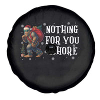 Funny Bigfoot Santa Christmas Spare Tire Cover Nothing For You Whore Merry Squatchmas - Wonder Print Shop