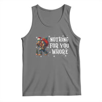 Funny Bigfoot Santa Christmas Tank Top Nothing For You Whore Merry Squatchmas - Wonder Print Shop