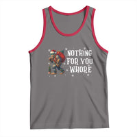 Funny Bigfoot Santa Christmas Tank Top Nothing For You Whore Merry Squatchmas - Wonder Print Shop