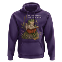 Cute Frog Reading Hoodie It Is A Good Day To Read A Book - Wonder Print Shop