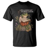 Cute Frog Reading T Shirt It Is A Good Day To Read A Book - Wonder Print Shop