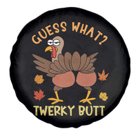 Funny Turkey Thanksgiving Spare Tire Cover Guess What Twerky Butt - Wonder Print Shop