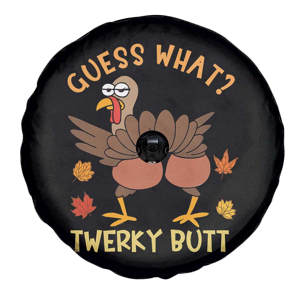 Funny Turkey Thanksgiving Spare Tire Cover Guess What Twerky Butt - Wonder Print Shop