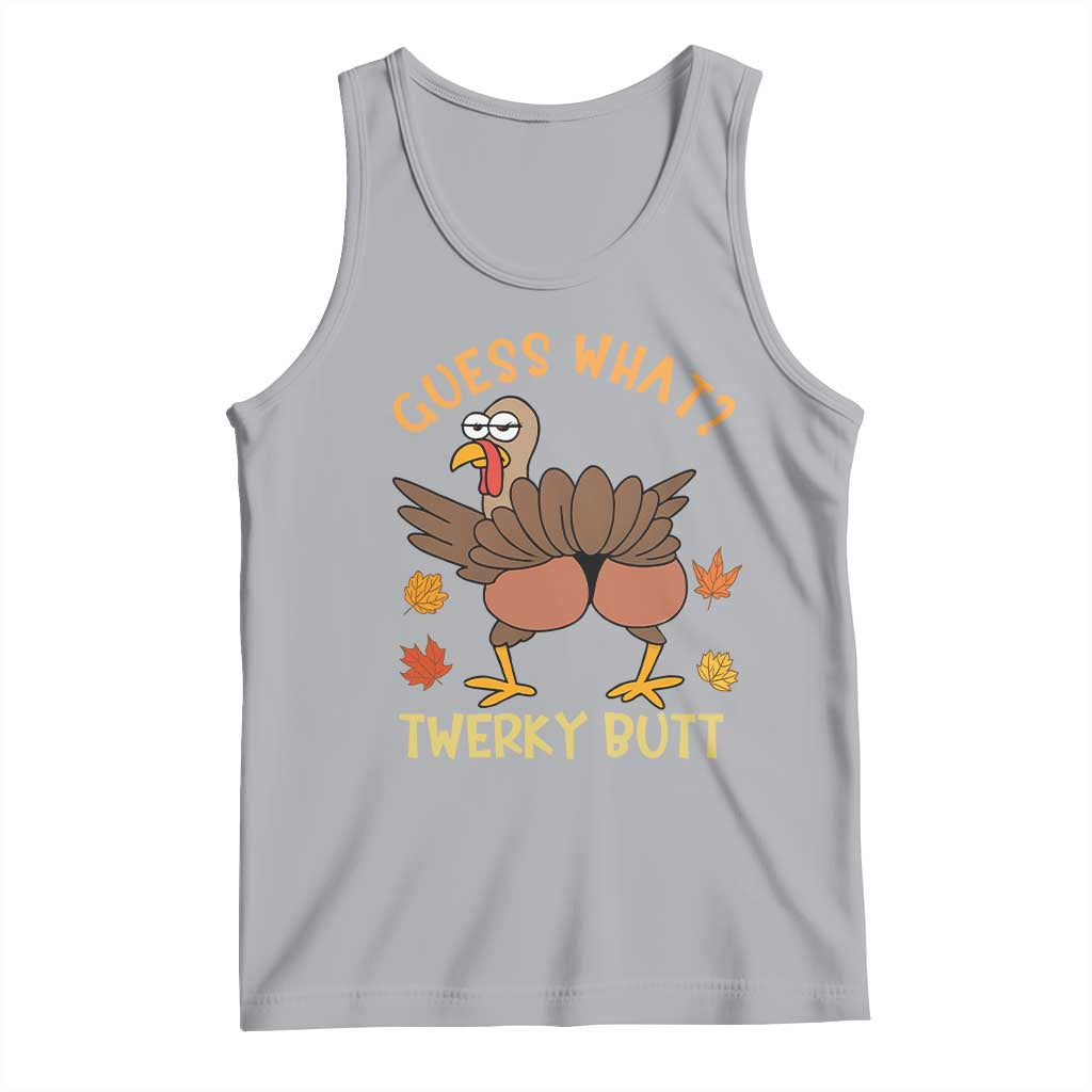 Funny Turkey Thanksgiving Tank Top Guess What Twerky Butt - Wonder Print Shop
