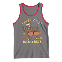 Funny Turkey Thanksgiving Tank Top Guess What Twerky Butt - Wonder Print Shop