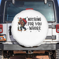 Funny Bigfoot Christmas Spare Tire Cover Nothing For You Whore Sasquatch - Wonder Print Shop