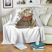 Frog Classic Books Throw Blanket It Is A Good Day To Read A Book - Wonder Print Shop