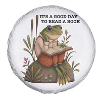 Frog Classic Books Spare Tire Cover It Is A Good Day To Read A Book - Wonder Print Shop