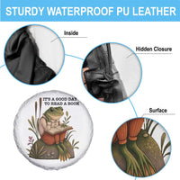 Frog Classic Books Spare Tire Cover It Is A Good Day To Read A Book - Wonder Print Shop