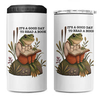 Frog Classic Books 4 in 1 Can Cooler Tumbler It Is A Good Day To Read A Book