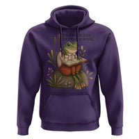 Frog Classic Books Hoodie It Is A Good Day To Read A Book - Wonder Print Shop