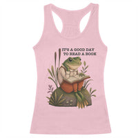 Frog Classic Books Racerback Tank Top It Is A Good Day To Read A Book - Wonder Print Shop