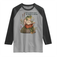 Frog Classic Books Raglan Shirt It Is A Good Day To Read A Book - Wonder Print Shop
