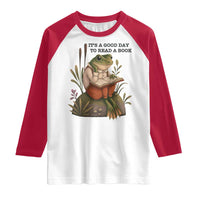 Frog Classic Books Raglan Shirt It Is A Good Day To Read A Book - Wonder Print Shop