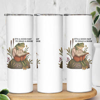 Frog Classic Books Skinny Tumbler It Is A Good Day To Read A Book