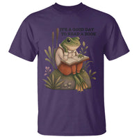 Frog Classic Books T Shirt It Is A Good Day To Read A Book - Wonder Print Shop