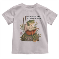 Frog Classic Books Toddler T Shirt It Is A Good Day To Read A Book - Wonder Print Shop