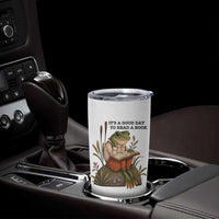 Frog Classic Books Tumbler Cup It Is A Good Day To Read A Book