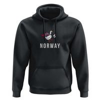 Norway Football Hoodie Silly Goose Soccer Fan Support