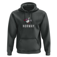 Norway Football Hoodie Silly Goose Soccer Fan Support
