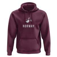 Norway Football Hoodie Silly Goose Soccer Fan Support
