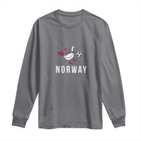Norway Football Long Sleeve Shirt Silly Goose Soccer Fan Support
