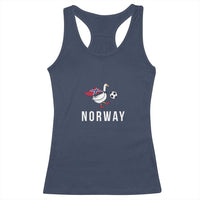 Norway Football Racerback Tank Top Silly Goose Soccer Fan Support