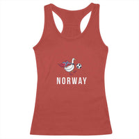 Norway Football Racerback Tank Top Silly Goose Soccer Fan Support