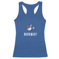 Norway Football Racerback Tank Top Silly Goose Soccer Fan Support