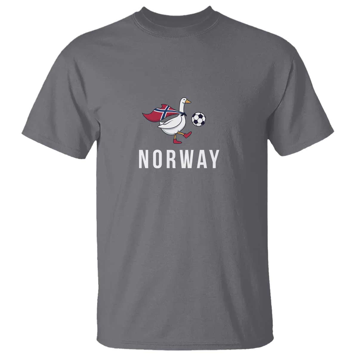 Norway Football T Shirt Silly Goose Soccer Fan Support