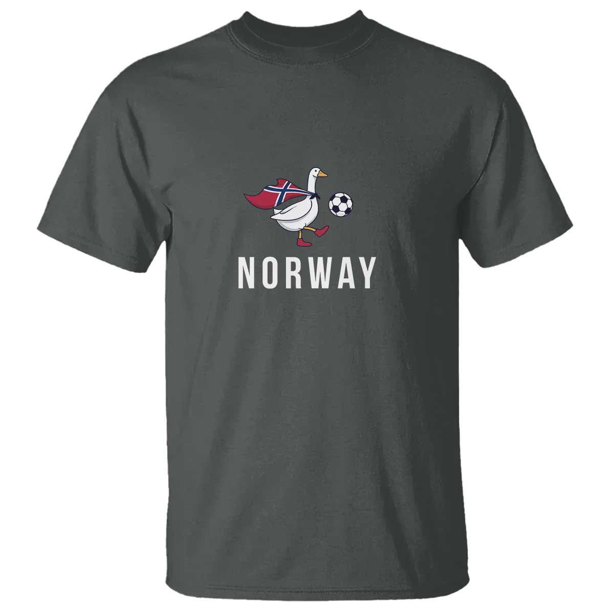 Norway Football T Shirt Silly Goose Soccer Fan Support