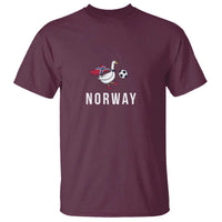Norway Football T Shirt Silly Goose Soccer Fan Support
