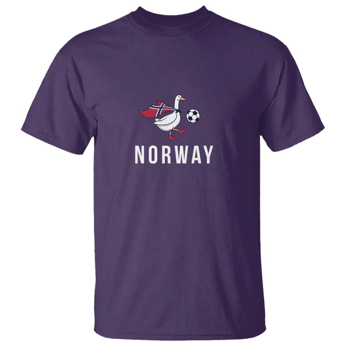 Norway Football T Shirt Silly Goose Soccer Fan Support