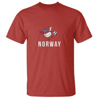 Norway Football T Shirt Silly Goose Soccer Fan Support