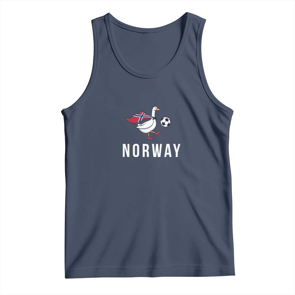 Norway Football Tank Top Silly Goose Soccer Fan Support