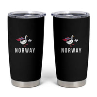 Norway Football Tumbler Cup Silly Goose Soccer Fan Support