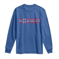 Norge Norway Norwegian Flag Long Sleeve Shirt